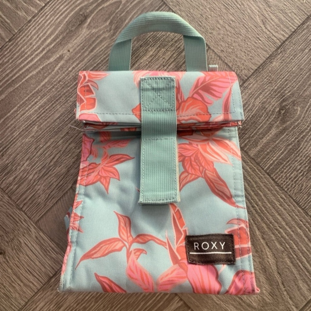 Roxy Floral Print Women's Bag - Pink and Green